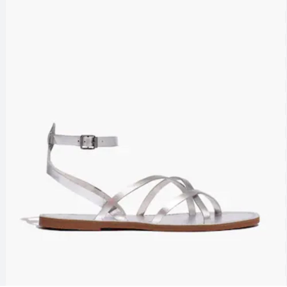 MADEWELL LEATHER SKINNY STRAP SANDAL NEW NO BOX NO TAG